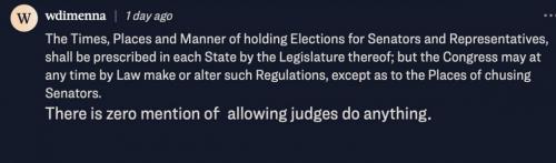 Election no judges