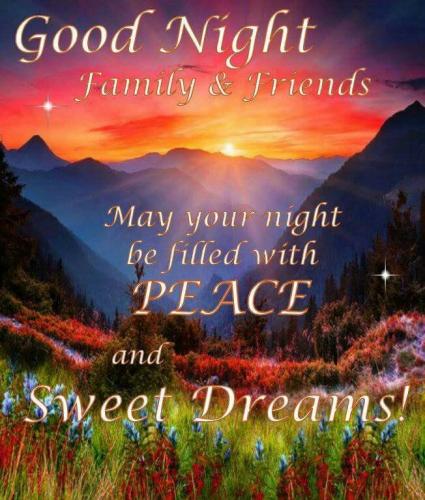Good Night Family & Friends