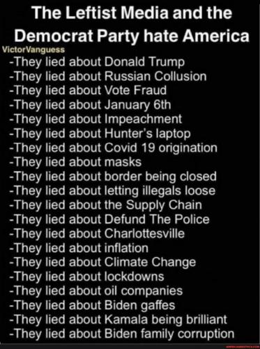 M They lied