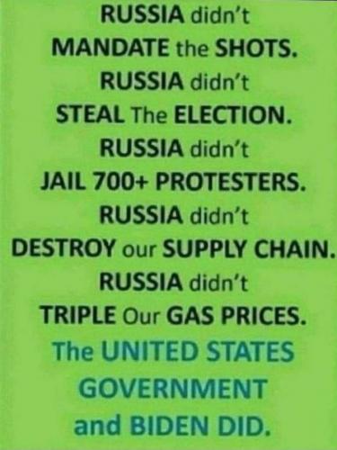 Russia didn't