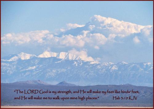 Upon mine high places