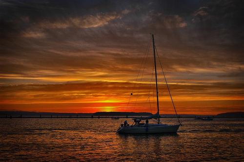 A beautiful sunset somewhere close to Bradenton, Florida