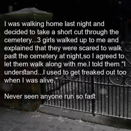 Cemetery joke