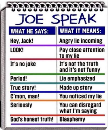 Joe Speak    (maga)