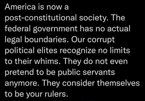 M post-constitutional society