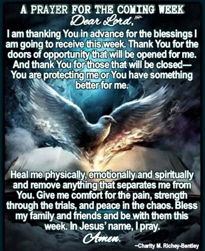 071623 - Prayer for week ahead