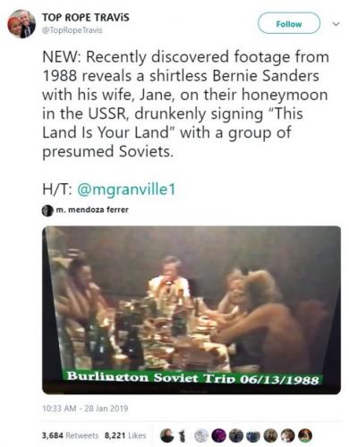Bernie Sanders Soviet Union 1988