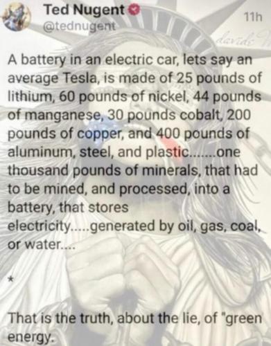 RO Ted Nugent batteries