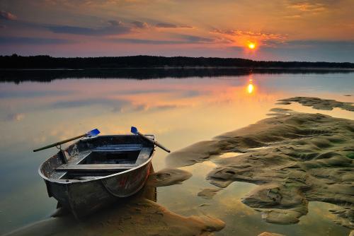 water-pictures-boat-sunrise