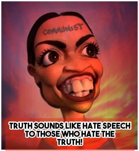 Alexandria Ocasio-Cortez (AOC), Communist, Hate Speech, Truth -- Removed from Twitter2