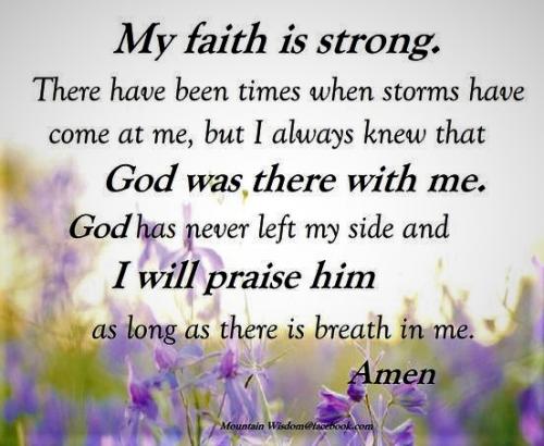 072123 - My faith is strong
