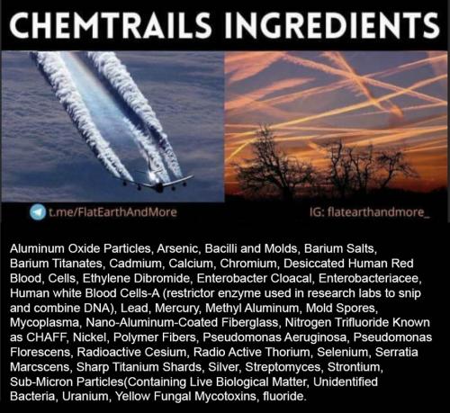 Chemtrails ingrediants