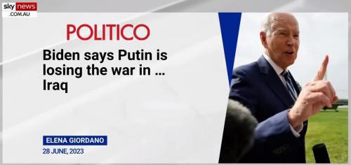 Biden - Putin in Iraq