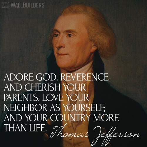 thomas jefferson GOD