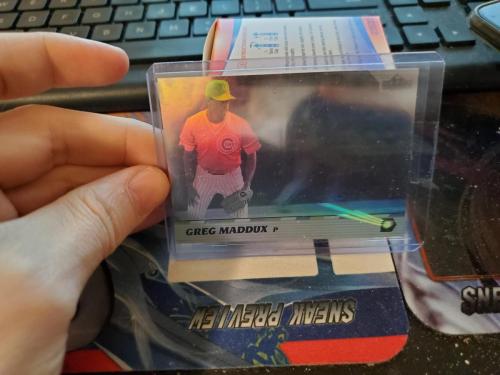 greg maddux 1992 upper deck mvp hologram #30 HOF