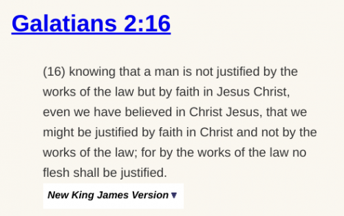 Galatians 2:16