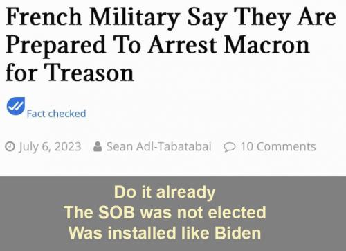 Macron Treason?