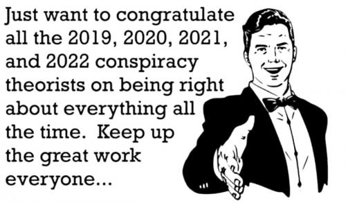 USA congratulate conspiracy