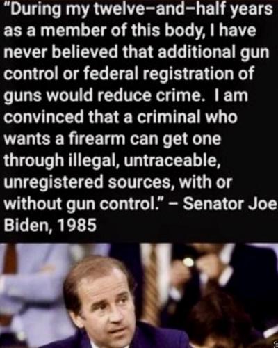 M Biden never believed