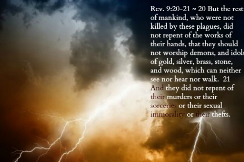 Rev 9:20-21