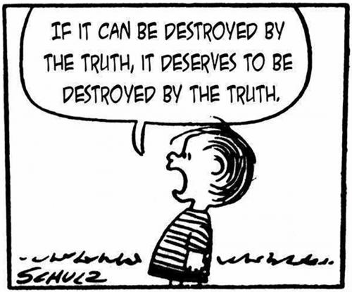 USA destroyed by truth