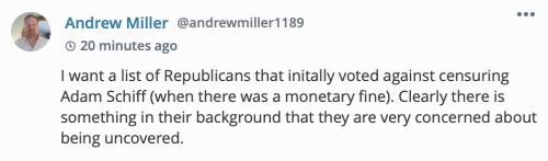 Rino list - Schiff V
