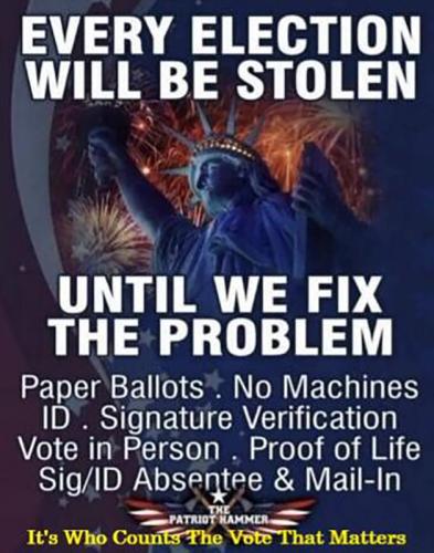 M Secure the vote
