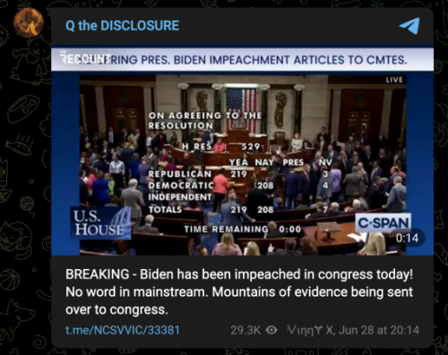Biden Impeachment Vote July 2023