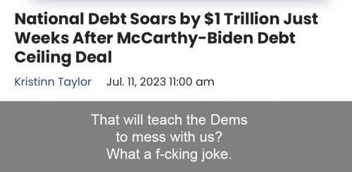 debt joke