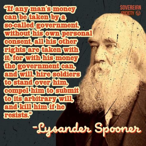 Lysander Spooner -- Taxes, Theft