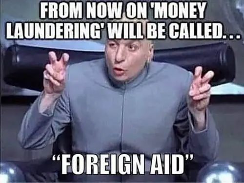 M Foreign aid