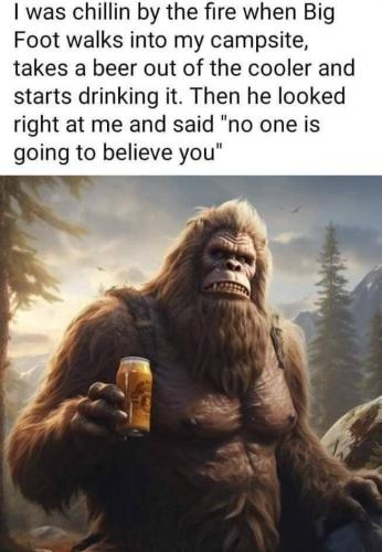 Bigfoot and Budweiser