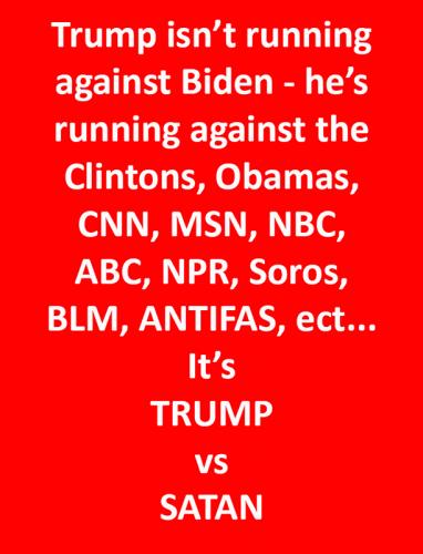 USA Trump vs Satan