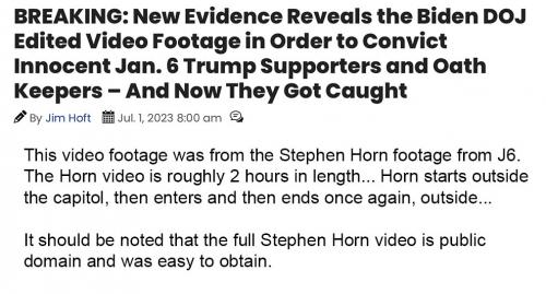 DOJ lying about 6J