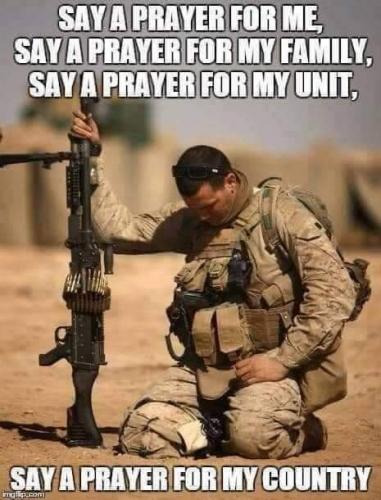 Military, Soldier -- Say a Prayer for our Troops