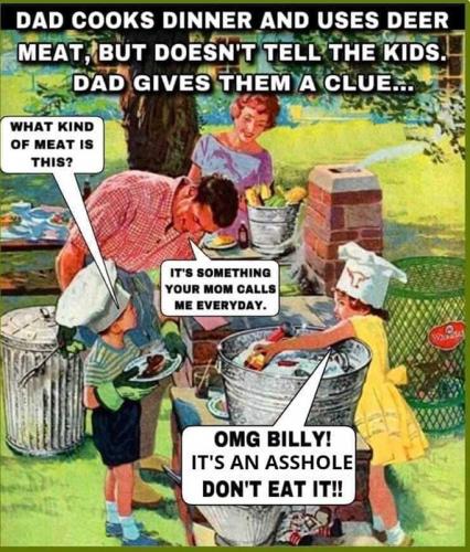 USA Dad cooks dinner