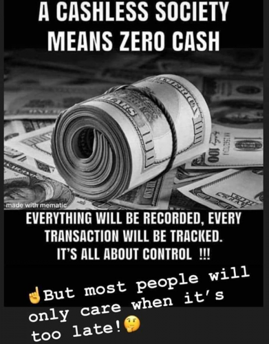 M Cashless society
