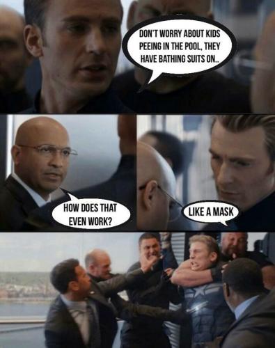 We don't swim in your toilet