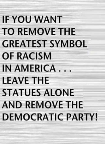 USA symbol racism