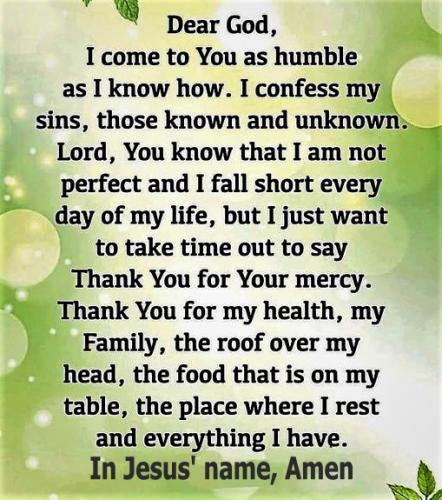 080123 - Humble thanks