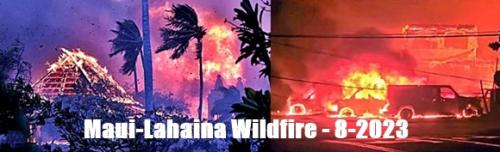 Maui-Lahaina Wildfire - 8-2023