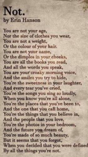 Poem - Not