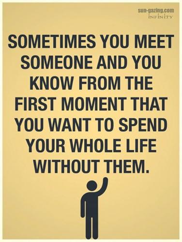 B meet someone