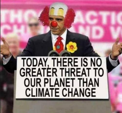 obama-clown-sees-climate-change-as-enemy-one