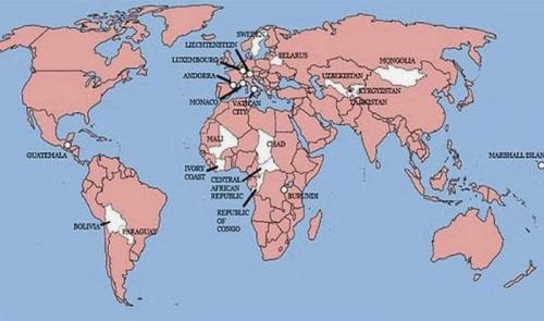 British Colonialism -- Only 22 countries England has never invaded
