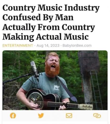 Country music industry confused