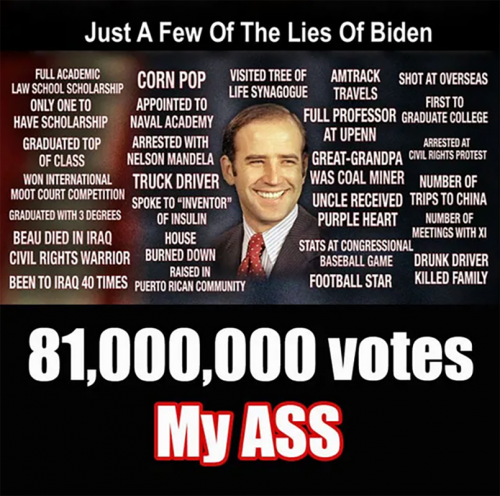 M Lies of Biden