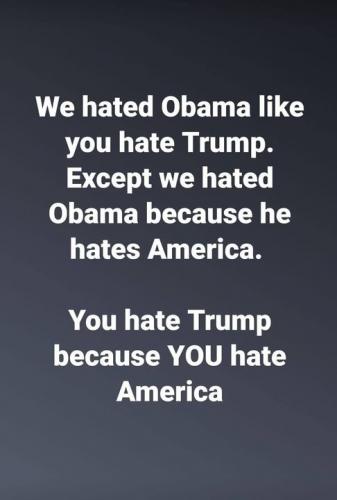 hate america