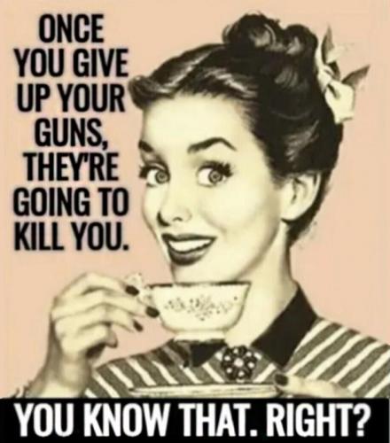 M give up guns