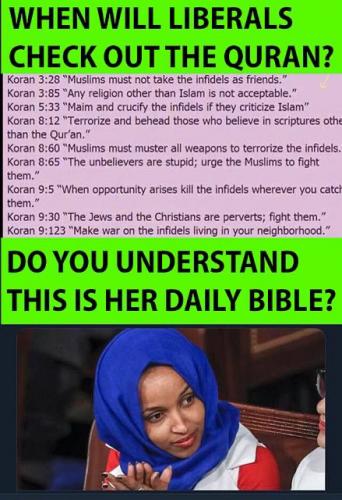 Muslim, Islam, Ilhan Omar -- Koran-Quran 'Hate' verses